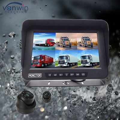 Monitor AHD 1080P MDVR 10,1 pollici 6 canali impermeabile Split Display Monitor scheda SD per veicolo