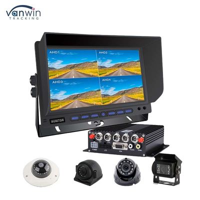 AHD/CVBS Multiple Video Mixed Input 4 Channel 7 Inch Split Display Car Monitor Per Veicolo