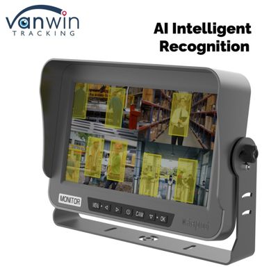 4 CH AI Vehicle Monitoring System IPX69 Display AHD a 10 pollici impermeabile a esplosione
