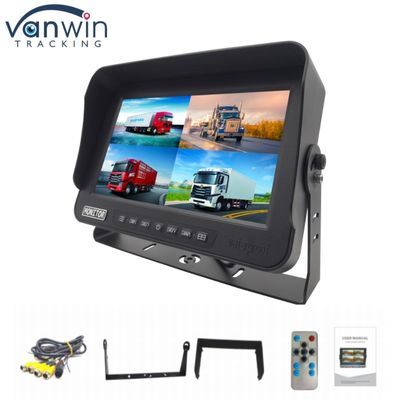4 CH AI Vehicle Monitoring System IPX69 Display AHD a 10 pollici impermeabile a esplosione