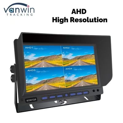 Sistema di monitoraggio del display del veicolo AHD Quad-Channel Split Car Monitor
