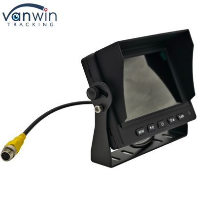 Mini Car Rear View Monitor 5 Inch In-Car High Definition Display Per Taxi Bus Truck RV