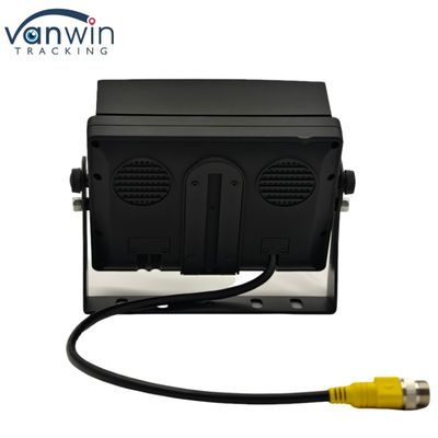 5 pollici schermo LCD TFT monitor auto connettore metallico + 4PIN CCD Color Rear View Reverse Camera 12-24v Per Caravan Van Rv