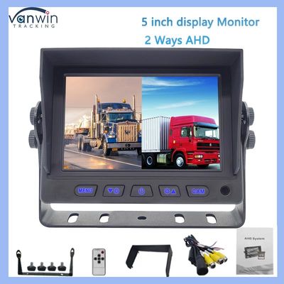 5 pollici Monitor GPS per auto HD AHD Digital TFT LCD Piccolo sistema di monitoraggio automatico IPS Display retrovisore