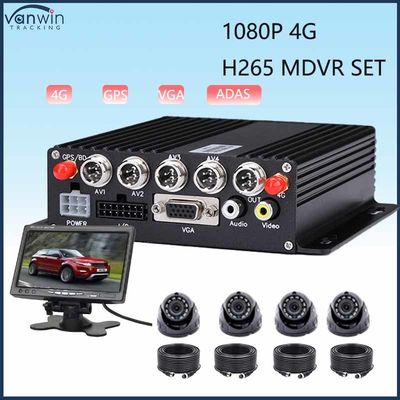 4CH MDVR ADAS con GPS 4G Wi-fi HDD opzionale camion di monitoraggio del tempo