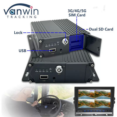 4G GPS MDVR 4 CH SD Card Video Recorder Dual Card Dual Standby per il monitoraggio della sicurezza dei veicoli