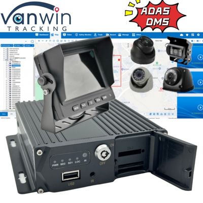 Sistema avanzato di monitoraggio del veicolo ad intelligenza artificiale 1080P 4 canali MDVR Assistenza alla guida