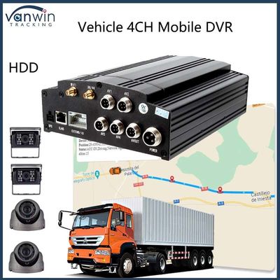 4 canali DVR mobile 4G GPS WIFI HDD 1080P AHD Card DVR per autobus urbani