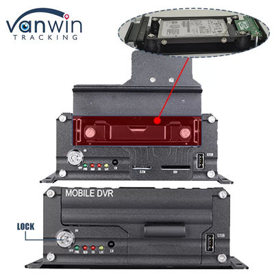 Supporto DVR HDD 4CH professionale ADAS DMS BSD Funzione 4G GPS Vehicle Tracker