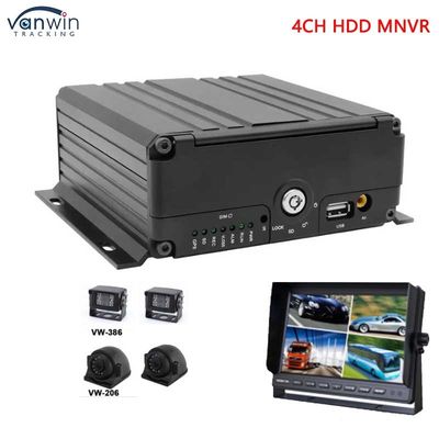 4CH 1080P AHD 3G 4G WIFI E GPS SD HHD NVR mobile per autobus / camion / taxi
