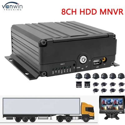 H.264 8 canale MNVR con 4G WiFi Tracker GPS opzionale per veicoli OEM