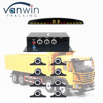 Display LCD 12 Sensori Assistenza di backup inverso Radar Monitor Parcheggio Sistema per camion pesanti 5M