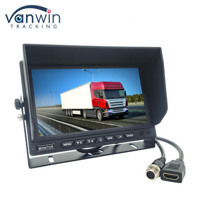 Monitor TV per auto ad alta risoluzione da 7 pollici 1024x600 con connettore HDMI per MDVR