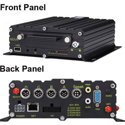 8CH 4C 4G GPS ADAS DMS 2TB HDD SD Mobile DVR Kit AI MDVR Sistema di localizzazione GPS Taxi MDVR