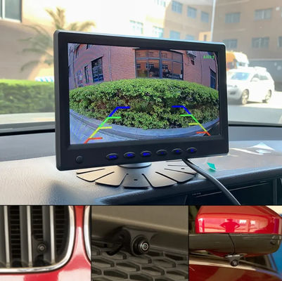 Mini AHD 1080P impermeabile Front Side Rear View Camera Visione notturna 170° Fisheye Lens Auto Reverse Backup Cam
