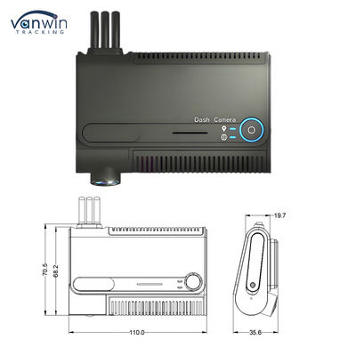Intelligente Wifi AHD Video Recording 4G MDVR ibrido 4CH Camera del veicolo IPC CMSV6 App Remote Control Car Black Box