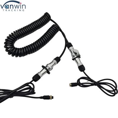 Cable di rimorchio impermeabile a 4 pin 12V telecamera elettronica per camion doppio autobus trattore telecamere retrovisore