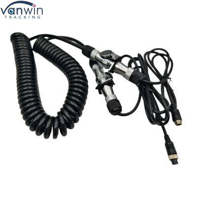 Cable di rimorchio impermeabile a 4 pin 12V telecamera elettronica per camion doppio autobus trattore telecamere retrovisore