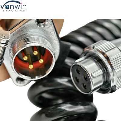 Cable di rimorchio impermeabile a 4 pin 12V telecamera elettronica per camion doppio autobus trattore telecamere retrovisore