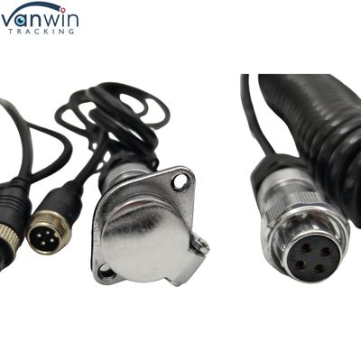 Esperienza di visione posteriore agevole con filo a spirale a 4 pin per sistemi di monitoraggio industriali e agricoli
