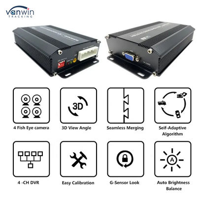 Fotocamere retrovisore a 360 gradi per visione notturna di luce stellare Parcheggio Sistema visivo PAL o sistema TV NTSC