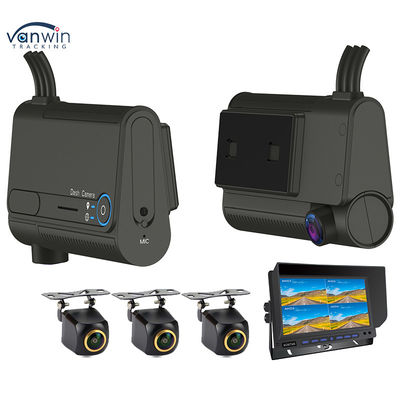 DC 12V Mini Cmsv7 H.265 1080P Veicolo Fotocamera Auto Dash Cam Mdvr 4g Gps Remote Control Recorder 1-4 Canale Dashcam Cmsv6 Piattaforma Mobile Mdvr