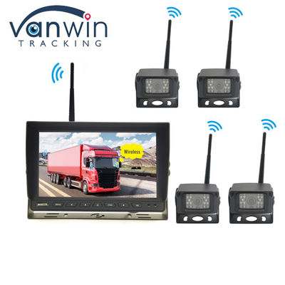 Sistema di telecamere wireless AHD a 4 canali da 10,1 pollici con visione notturna per macchine agricole