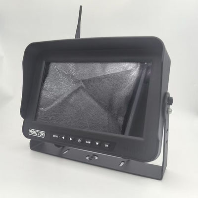 Sistema di telecamere wireless AHD a 4 canali da 10,1 pollici con visione notturna per macchine agricole