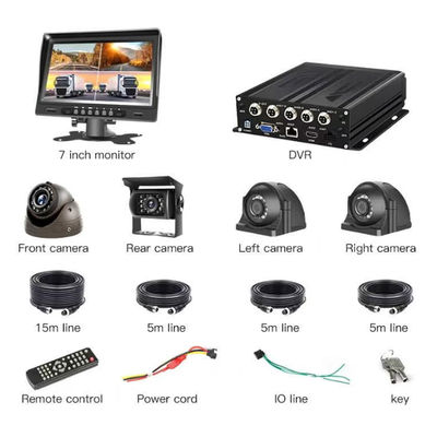 1080P 4CH Mobile DVR con 4G SIM Wifi GPS Video Veicolo Camion CCTV Camera Sistema DVR