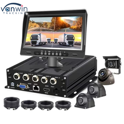 1080P 4CH MDVR Registratore video digitale con 4G SIM WiFi GPS Video Veicolo camion CCTV Camera sistema DVR