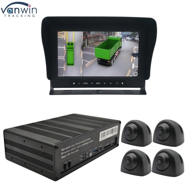 360° Surround View 3D Heavy Duty Truck Camera System AI Blind Spot Detection for Truck Bus RV Car Reversing Aid