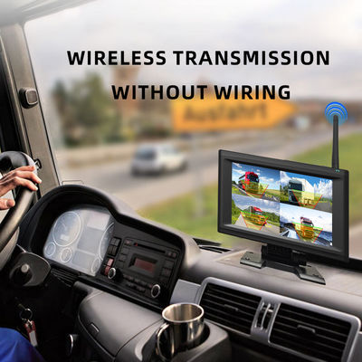 Schermo di visualizzazione impermeabile da 7 pollici Sistema di telecamere di monitoraggio con ricarica automatica wireless a 1/2/4 canali