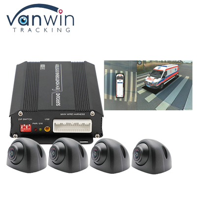 Sistema AVM (Bird View) Surround 360° per auto 3D HD reale con 4 telecamere a 180 gradi