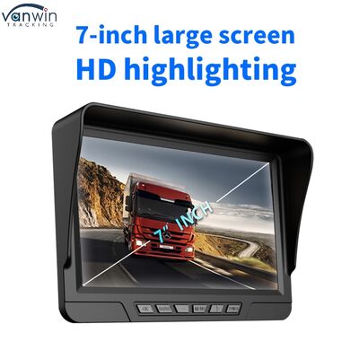 Sistema BSD da 7 pollici Registratore video auto Sistema retrovisore retrovisore camion DVR Dash Camera DVR di parcheggio anteriore e posteriore per camion