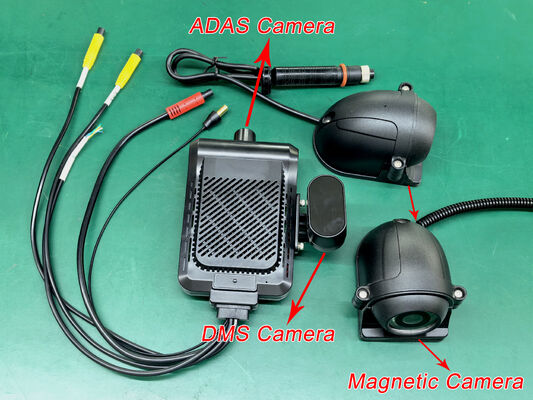 24V 4CH AI Dash Cam Kit Camera di sicurezza del veicolo DVR con DMS ADAS BSD Side Camera per camion / autobus