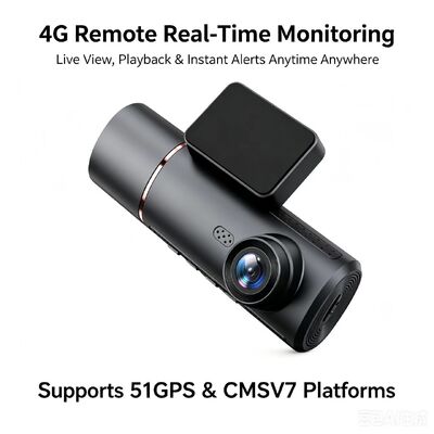 Dash camera AI 4G a 3 canali 4K frontale, ADAS e DMS, localizzazione GPS, monitor di parcheggio 24 ore su 24, 7 giorni su 7