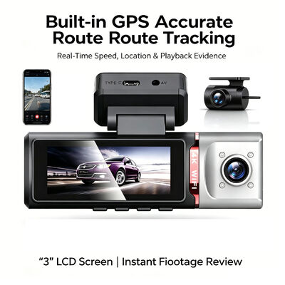 3 canali HD DVR Dash Cam 4G 4K Front 1080P Cabina posteriore GPS Tracking ADAS DMS 24/7 Parking Monitor per la sicurezza della flotta