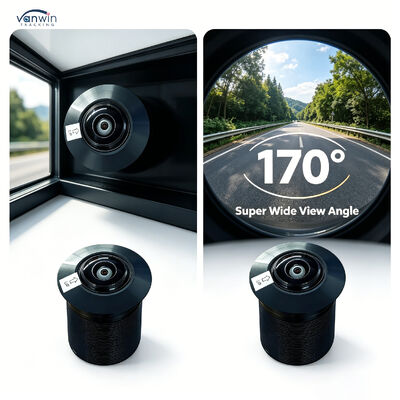 Minicamera per veicoli nascosti 1000TVL CVBS 170° Wide Angle IP69K Camera a vista laterale impermeabile per auto