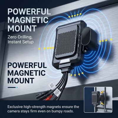 4G Connectivity AI Dashcam with Driver Fatigue Detection and 4-Channel Recording for Fleet Vehicles
