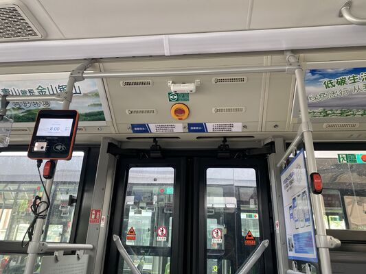 Pubblico Autobus persone contatore ON/OFF Autobus sistema di statistiche di flusso