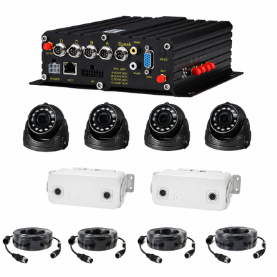 1080P Bus Passenger Counting MDVR Camera, 3D Binocular Bus People Counter, GPS Mobile DVR per il flusso di passeggeri e il monitoraggio della sicurezza