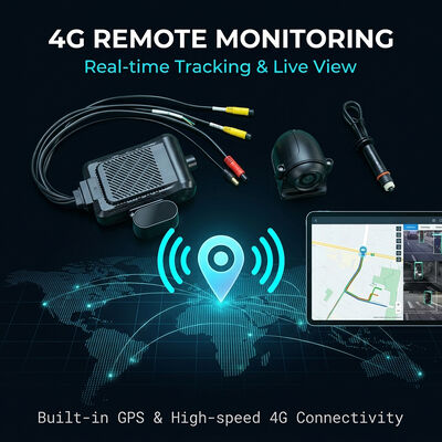 Smart 4G Dash Recorder con AI Video Telematics GPS WiFi & SOS Panic Button per la sicurezza della flotta
