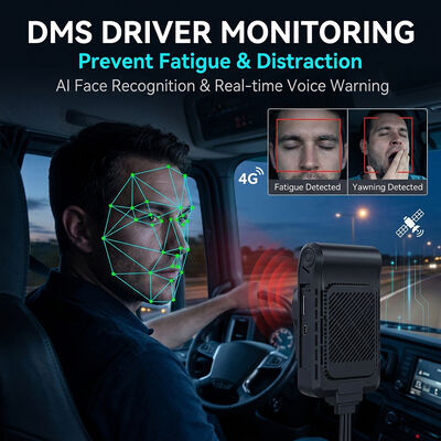 Dashcam della flotta AI 4G LTE con ADAS DMS BSD Coaching attivo per conducenti e mitigazione del rischio Blackbox per auto