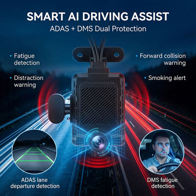 Sistema Dashcam 4G per veicoli commerciali - Tracker GPS WiFi antifurto con supporto periferico I/O RS232