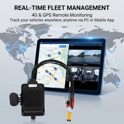 Sistema Dashcam 4G per veicoli commerciali - Tracker GPS WiFi antifurto con supporto periferico I/O RS232
