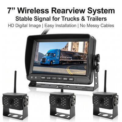 Sistema di telecamere di sicurezza wireless 7" IPS Monitor con telecamere 4PCS Dual-Band 2.4/5.8G