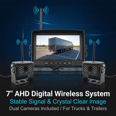 Sistema di telecamera digitale senza fili con schermo touchscreen da 9 pollici, monitor a touchscreen a ritardo zero, kit di segnalazione a lungo raggio per camper da viaggio