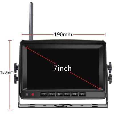 Sistema di backup di telecamere inverse per auto senza fili da 7 pollici per camion a rimorchio