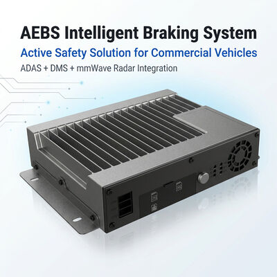 Sistema AEBS con radar ad onde millimetriche a 77 GHz ADAS + DMS e connettività 4G/5G per la telematica della flotta
