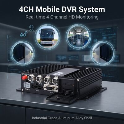 DVR Mobile a 4 canali con localizzatore GPS e telecamera per auto 1080P per sistema di sicurezza autobus